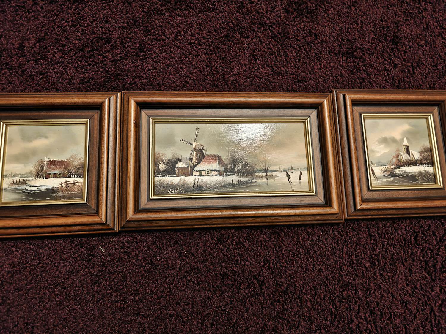 Bartha Femke Mirandolle - Drieluik winterlandschap kopen? Bied vanaf 49!