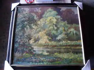 Wim Helder - Schilderij, Veldzigt vendu pour 70€ !