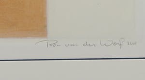 Ron van der Werf - Zeefdruk, Symfonie I - Ingelijst (Groot) kopen? Bied vanaf 40!