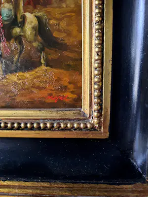 Niet of onleesbaar gesigneerd - Arabische figuren op paard kopen? Bied vanaf 1!