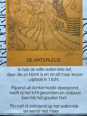 Jan Toorop - Affiche de Waterlelie, gedicht Frederik van Eeden kopen? Bied vanaf 20!