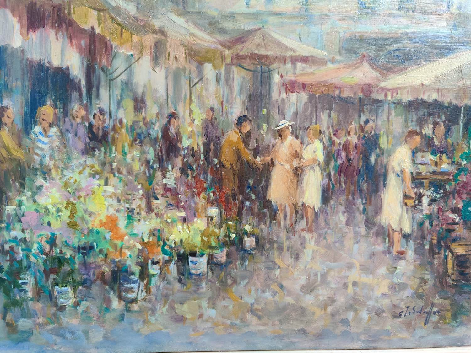 Jan Schaeffer - Bloemenmarkt kopen? Bied vanaf 60!