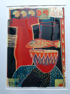 Diana van Hal - Zeefdruk, Titel, At Night kopen? Bied vanaf 40!