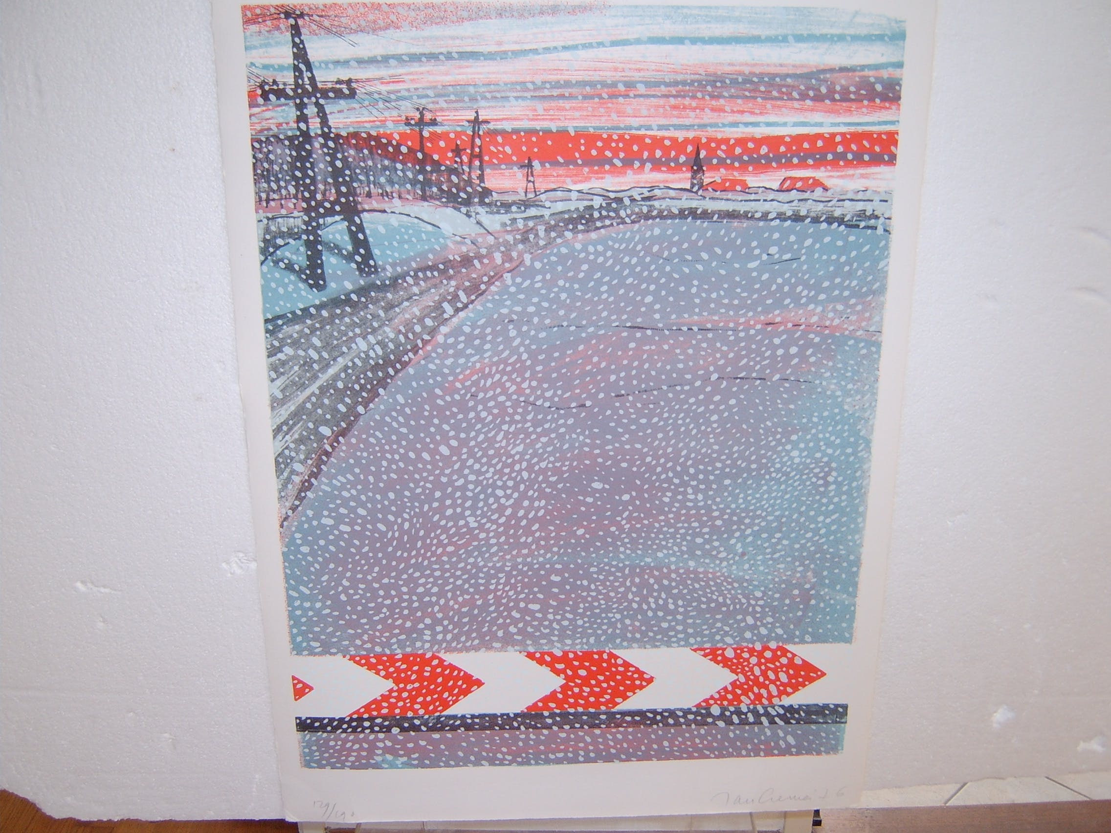 Jan Cremer - winterlandschap 1976 kopen? Bied vanaf 150!