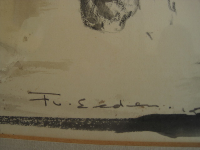 Frits van Eeden - Karakteristiek "Wilde Paarden" Aquarel van internationaal gelauwerde schilder kopen? Bied vanaf 1!