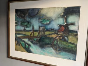 Jaap Min - Poldermolens in Bergen, NH kopen? Bied vanaf 529!