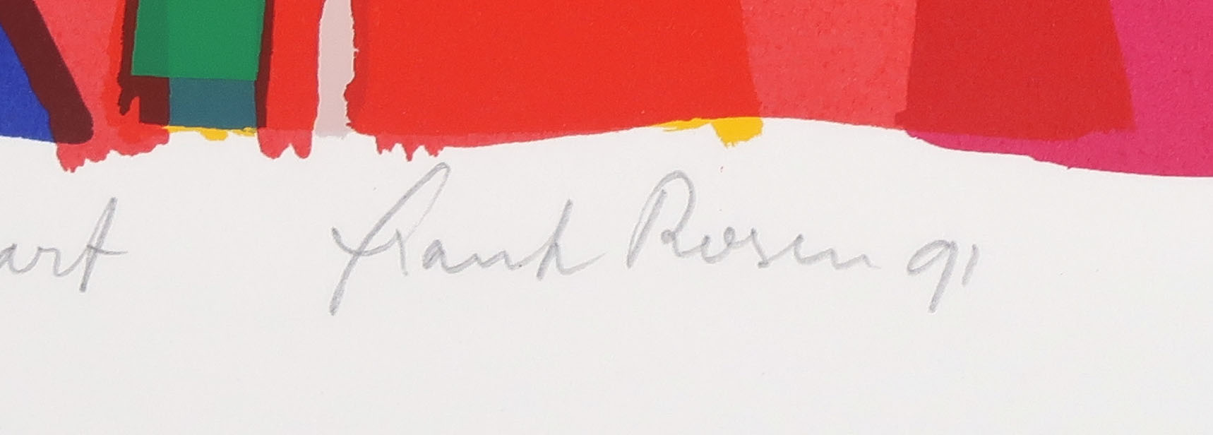 Frank Rosen - Zeefdruk, 't Hart kopen? Bied vanaf 1!