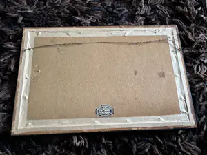 Dirk Harting - Polderlandschap bij sloot en volkstuintjes (?) kopen? Bied vanaf 45!