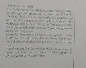 Christian Mischke - der Anubis von Lischt. Radierung 1980 kopen? Bied vanaf 80!