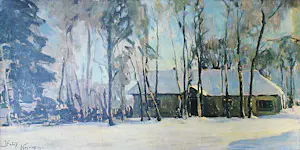 Julian Falat - Julian Fałat (1859-1929) „Herrenhaus in Nieśwież 1901“ kopen? Bied vanaf 99!