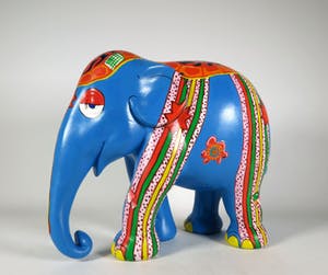 Corneille - Acryl op polyester, Elephant Parade kopen? Bied vanaf 500!