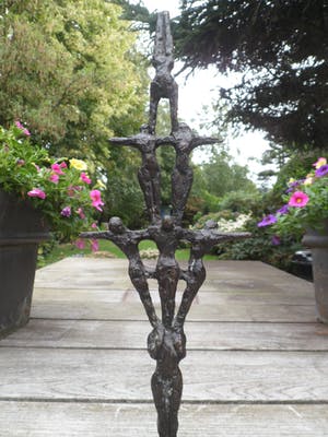 John Bier - De acrobaten groot beeld! kopen? Bied vanaf 175!