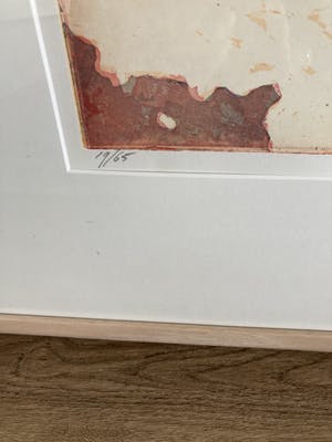 Marcel Schellekens - Kleurenlitho ‘Twee Stoelen’ kopen? Bied vanaf 120!