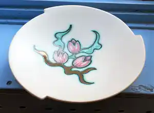 Plateelbakkerij Flora - Platelen schaal decor Bianca verkocht voor € 1!