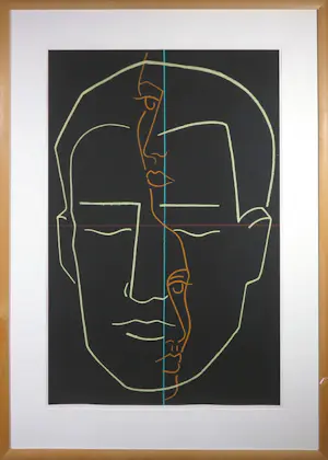 Scott Kilgour - Zeefdruk, Zonder titel - Ingelijst (Groot) kopen? Bied vanaf 70!