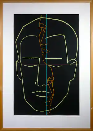 Scott Kilgour - Zeefdruk, Zonder titel - Ingelijst (Groot) verkauft für € 70!