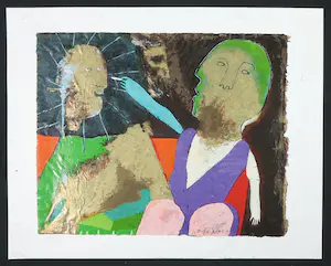 Wouter Stips - Zeefdruk, Zonder titel kopen? Bied vanaf 1!