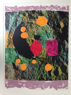 Jelis van Dolderen - Luna colorata III - Zeefdruk (groot) kopen? Bied vanaf 40!
