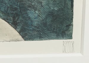 Bisser - Handgekleurde ets, Zonder titel - Ingelijst kopen? Bied vanaf 150!