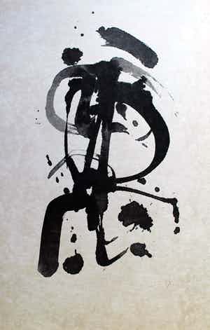 Jules Lismonde - kaligrafie verkocht voor € 50!