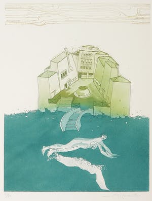 Niet of onleesbaar gesigneerd - Aquatint, Zonder titel kopen? Bied vanaf 1!