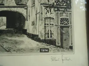 Albert Goethals - Oud huisje aan ingangspoort van het begijnhof van Brugge kaufen? Bieten Sie von 20!