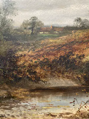 Niet of onleesbaar gesigneerd - Landschap met molen kopen? Bied vanaf 1!