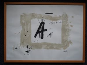 Antoni Tapies - A Tapies kopen? Bied vanaf 300!