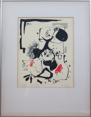 Kees Salentijn - zeefdruk op papier ( e/a ) - Madonna de Sa Cabana kopen? Bied vanaf 115!