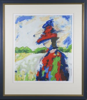 Annemiki Bok - Zeefdruk, Medicin Woman - Ingelijst kopen? Bied vanaf 35!