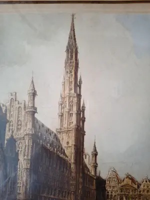 René Van de Sande - Brussel Stadhuis. XV eeuw kopen? Bied vanaf 75!