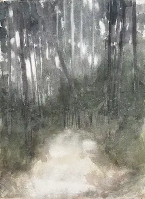 Ad Kroese - Prachtige aquarel op dik papier - 1986 - Gesigneerd kopen? Bied vanaf 124!