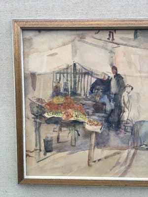 Isaac Israels - Op de markt kopen? Bied vanaf 1285!