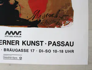 Emil Schumacher - "die Gouachen der 80er" - signierte Ausstellungsplakate - (84 x 59 cm) kopen? Bied vanaf 99!