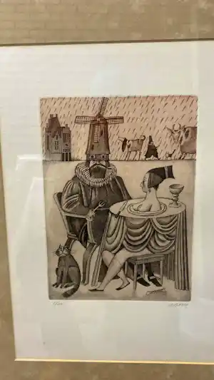 Adolf Born - Het diner verkauft für € 700!