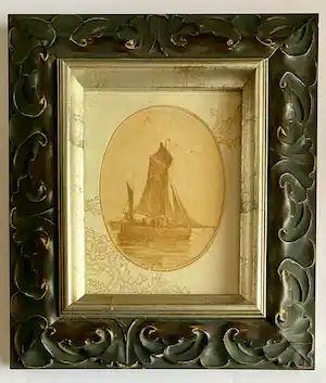 Hendrik Willem Mesdag - Gravure naar een schilderdij uit 1896 verkauft für € 70!