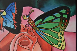 Toon van Driel - Vlinder - Giclée - ingelijst - 55 ex. kopen? Bied vanaf 50!