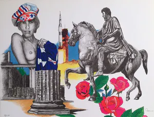 Paul Van Hoeydonck - Naakt in surrealistisch landschap kopen? Bied vanaf 100!