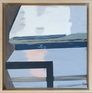 Guido de Waart - Schilderij: 'Reflected blocks' - Ingelijst kopen? Bied vanaf 125!