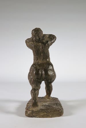 Arie Teeuwisse - Bronzen beeld van een staande naakte vrouw kopen? Bied vanaf 300!