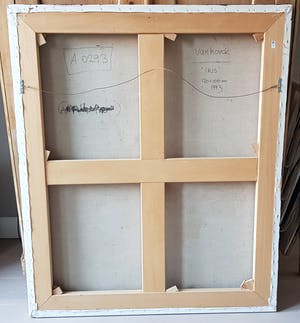 Hans Vanhorck - IRIS - acryl op doek, handgesigneerd en verso 1993 kopen? Bied vanaf 395!