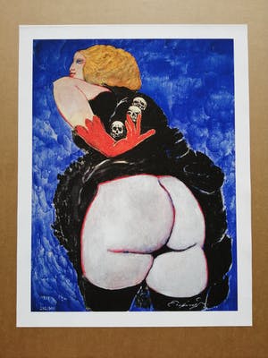 Ernst Fuchs - Handgesigneerde Giclée - Die Kopfsammlerin kopen? Bied vanaf 1!