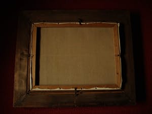 Niet of onleesbaar gesigneerd - Nederlands-Indisch olieverf - omstreeks 1920 - rivierlandschap Java - monogram kopen? Bied vanaf 10!