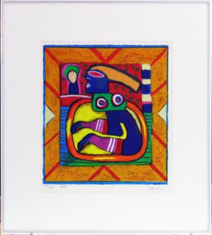 Clemens Briels - Zeefdruk –XIX - Gesigneerd en ingelijst – 2002 kopen? Bied vanaf 100!