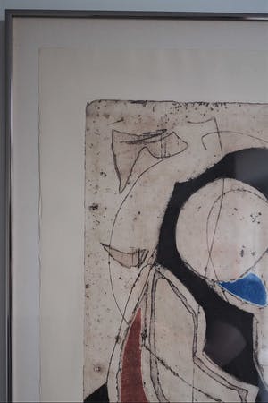 Cees Kortlang - Handgesigneerde kleurenets “Learning to fly” (1989) 7 /50 in metalen lijst kopen? Bied vanaf 75!