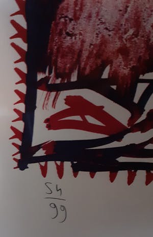 Pierre Alechinsky - Passe Muraille, kleinere oplage (mooi gelijst) kopen? Bied vanaf 895!