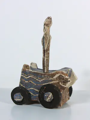 Antoinette Lanser - Keramiek, Koets met Koningspaar kopen? Bied vanaf 100!