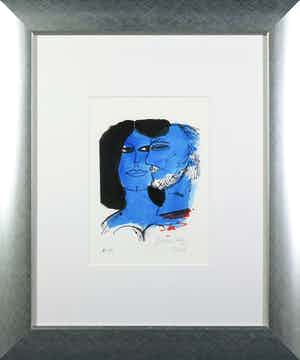 Corneille - Zeefdruk, Salomé - Ingelijst verkocht voor € 1!