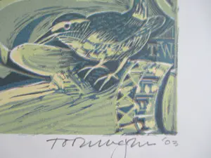 Toon Wegner - Lino "Winterkoninkje" kopen? Bied vanaf 25!