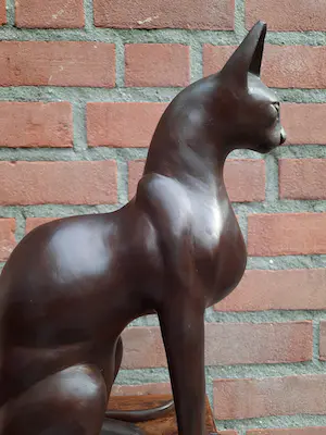 Niet of onleesbaar gesigneerd - A. Tiot: bronzen kat. kopen? Bied vanaf 1!